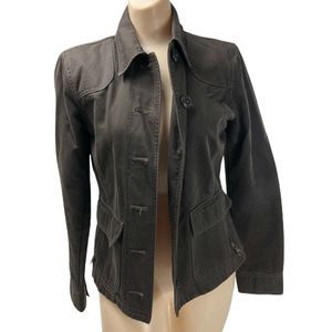 J. CREW Women's Field Jacket Extra Small XS Brown